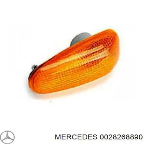 Стекло фары левой 28268890 Mercedes