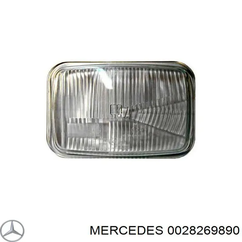 Стекло фары левой MERCEDES 0028269890