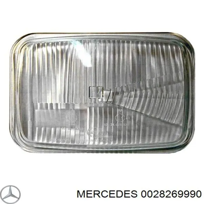 Стекло фары правой MERCEDES 0028269990