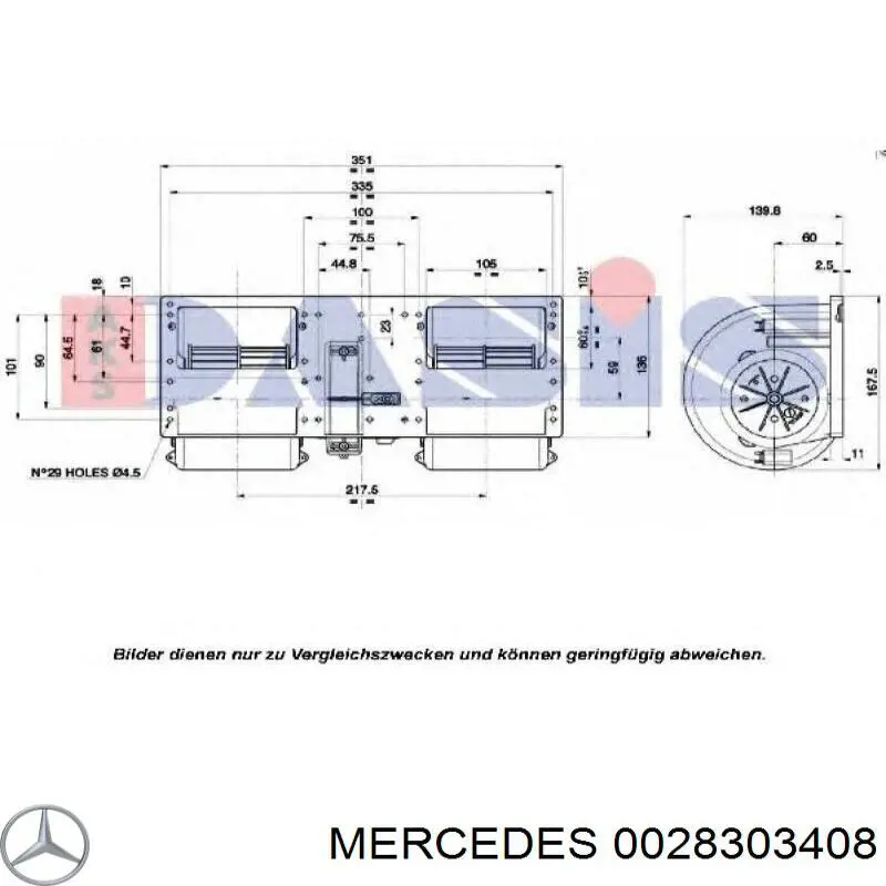  A0028303408 Mercedes