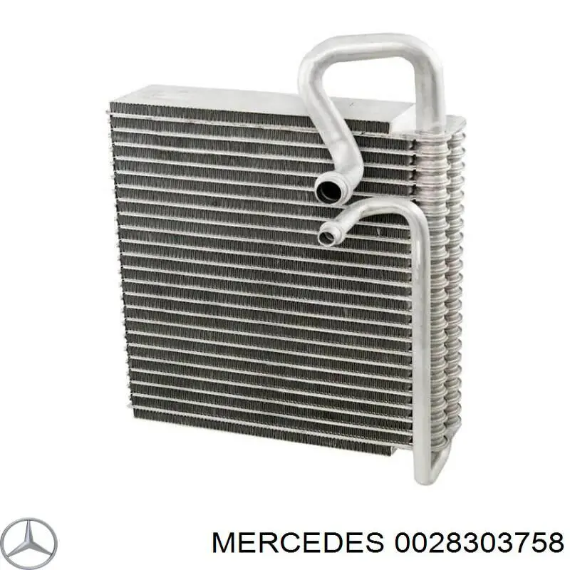 0028303758 Mercedes испаритель кондиционера