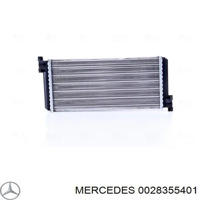 0028355401 Mercedes радиатор печки