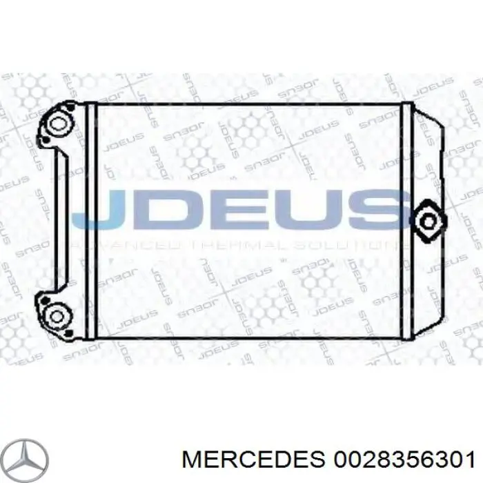 Радиатор печки (отопителя) Mercedes 0028356301 цена, от 25.43 USD