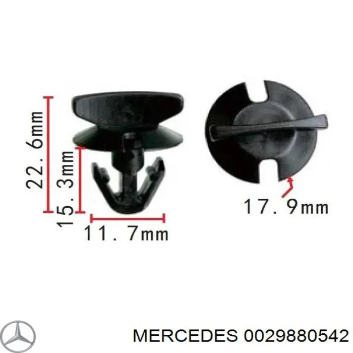 0029880542 Mercedes 