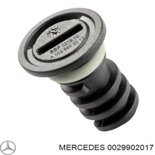 0029902017 Mercedes parafuso de panela de motor