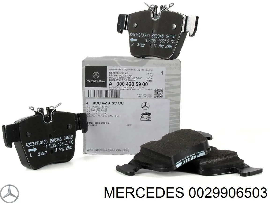 Купить 0029906503 Mercedes 