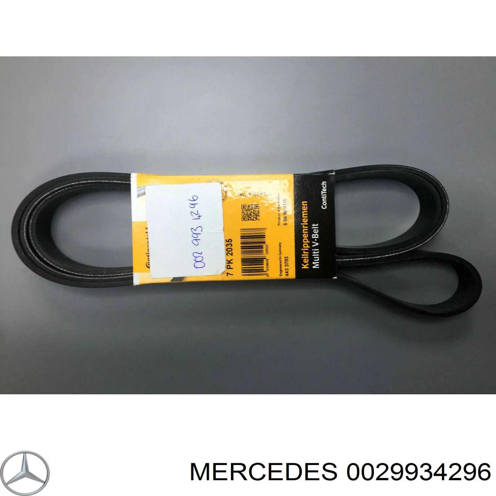 0029934296 Mercedes ремень генератора