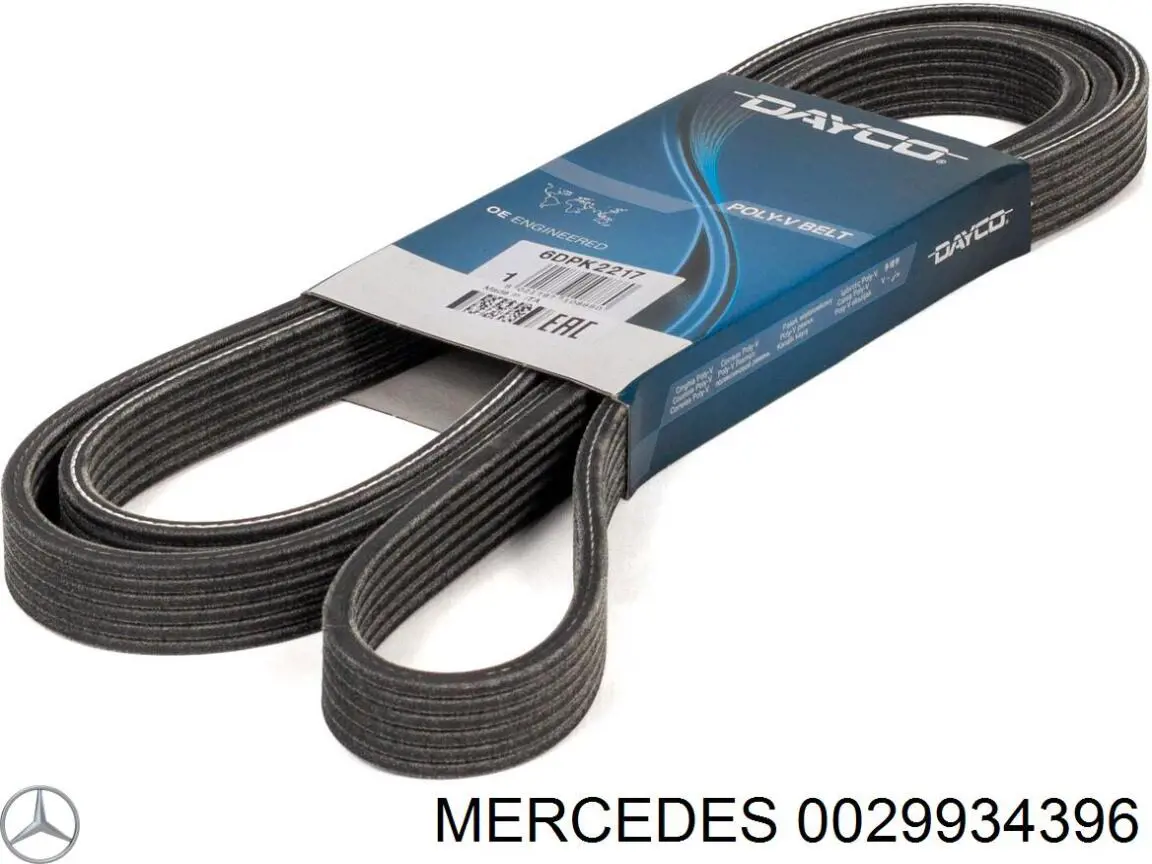 Клиновый ремень Mercedes 0029934396 цена, от 28.18 USD