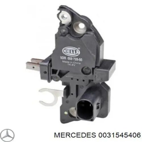0031545406 Mercedes реле-регулятор генератора (реле зарядки)