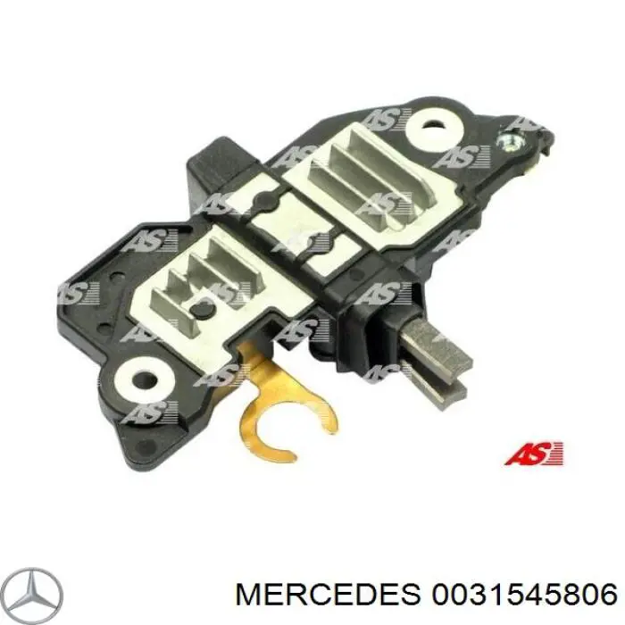 0031545806 Mercedes реле-регулятор генератора (реле зарядки)