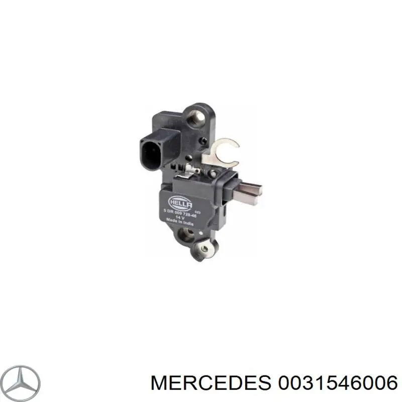 0031546006 Mercedes реле-регулятор генератора (реле зарядки)