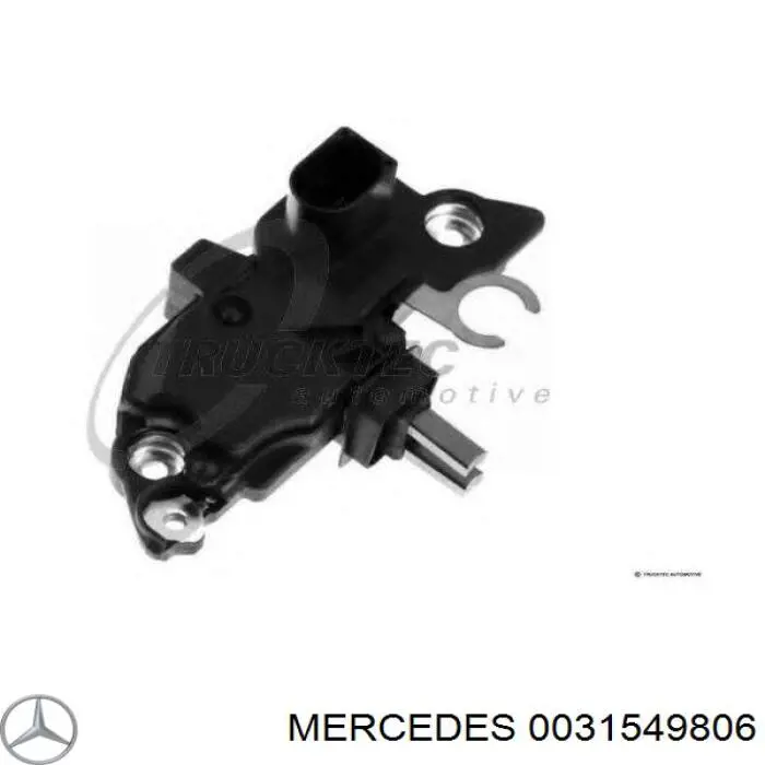 0031549806 Mercedes реле-регулятор генератора (реле зарядки)