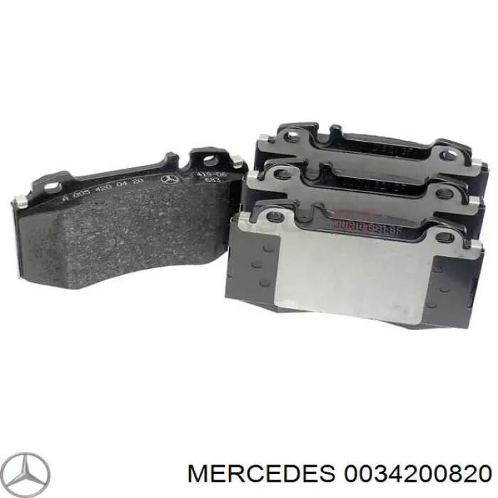 Колодки Mercedes 0034200820 цена, от 22.83 USD