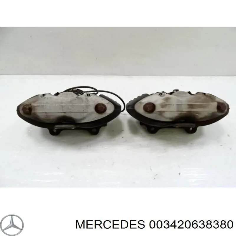 Суппорт тормозной передний левый A003420638380 Mercedes