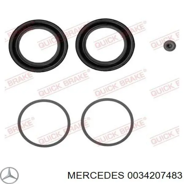 Купить A003420748380 Mercedes Суппорт задний правый