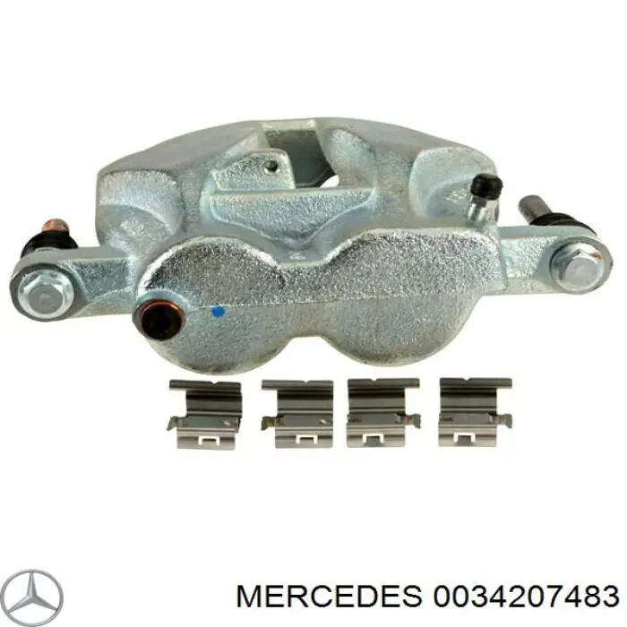 Суппорт тормозной задний правый 0034207483 Mercedes