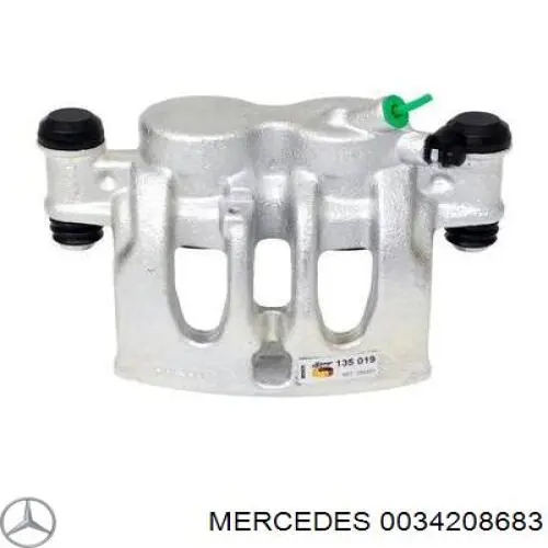 0034208683 Mercedes суппорт тормозной передний правый