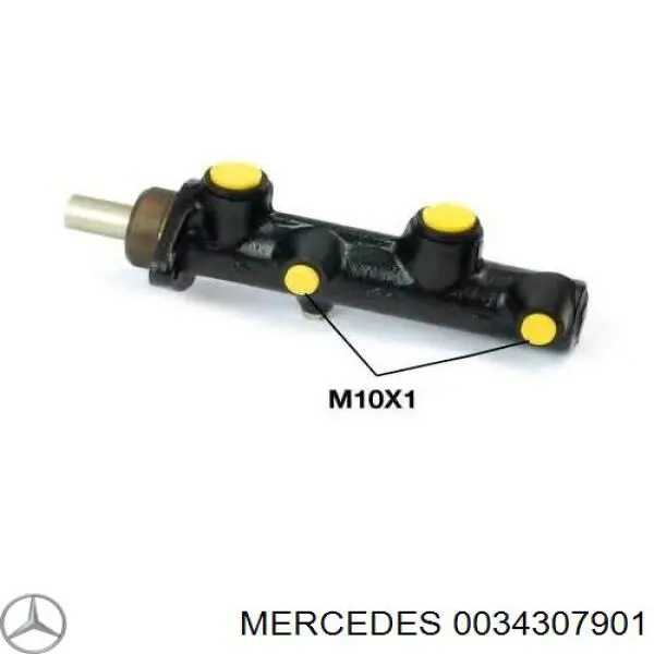 Цилиндр тормозной главный 0034307901 Mercedes