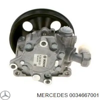 0034667001 Mercedes bomba da direção hidrâulica assistida