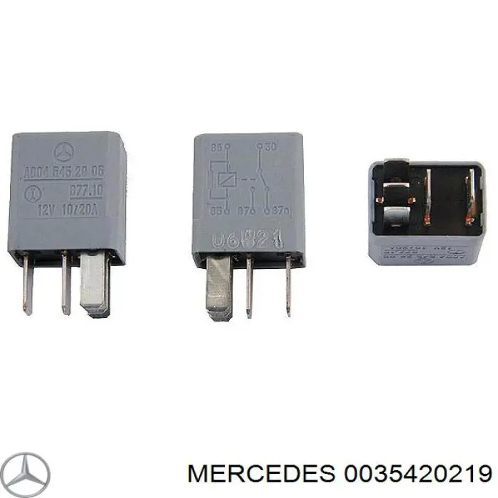 0035420219 Mercedes реле электрическое многофункциональное
