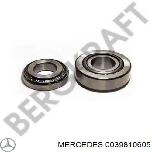0039810605 Mercedes rolamento de diferencial do eixo traseiro