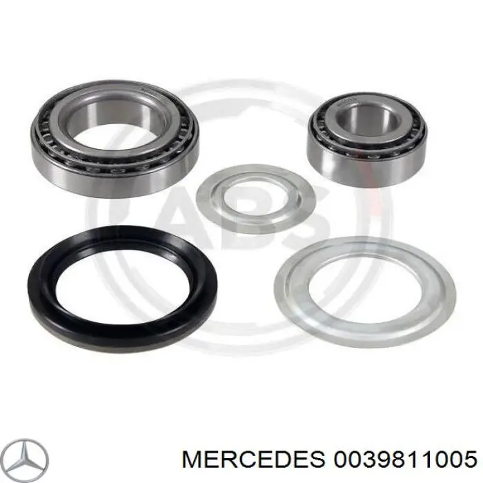 Подшипник ступицы передней наружный 0039811005 Mercedes