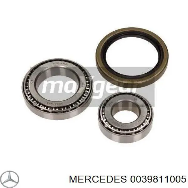 Купить 0039811005 Mercedes Подшипник ступицы передней наружный