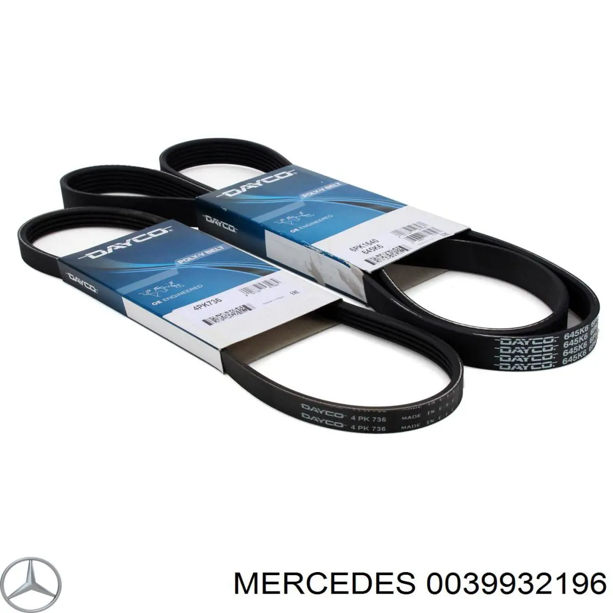 Купить 0039932196 Mercedes Ремень генератора