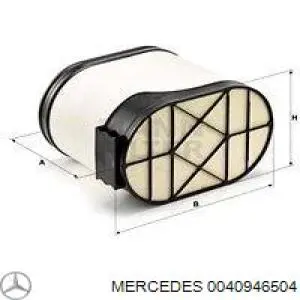 Купить 0040946504 Mercedes Автомобильный фильтр воздуха