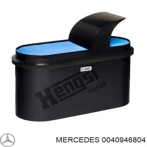 0040946804 Mercedes filtro de ar