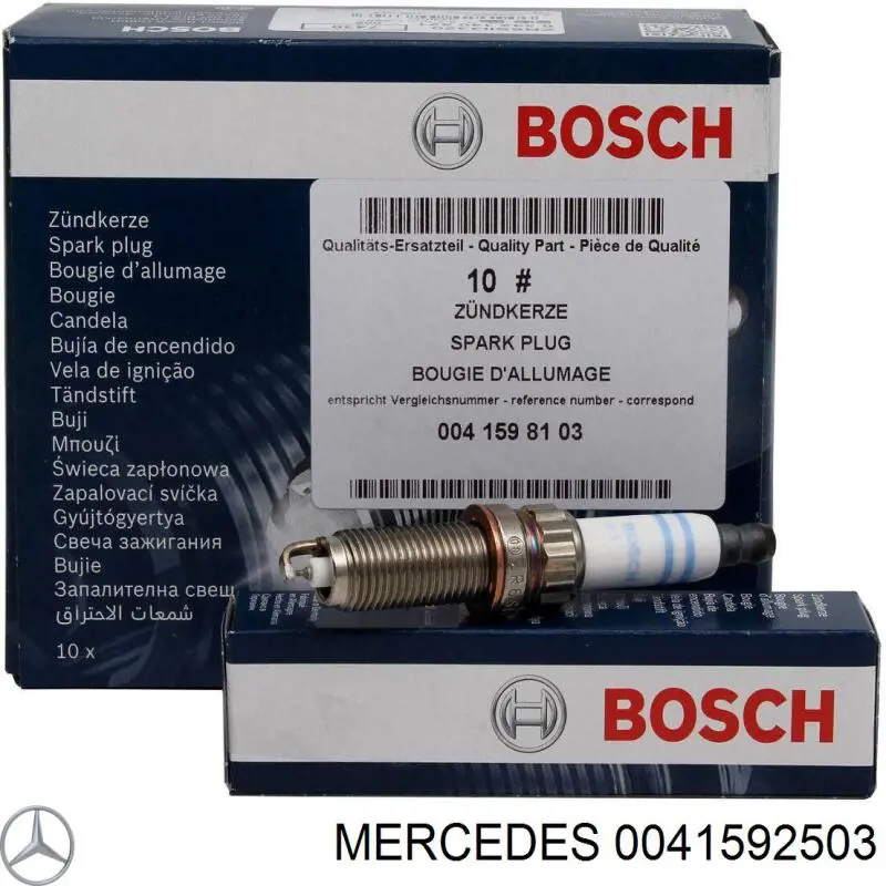 Свечи зажигания 41596403 Mercedes