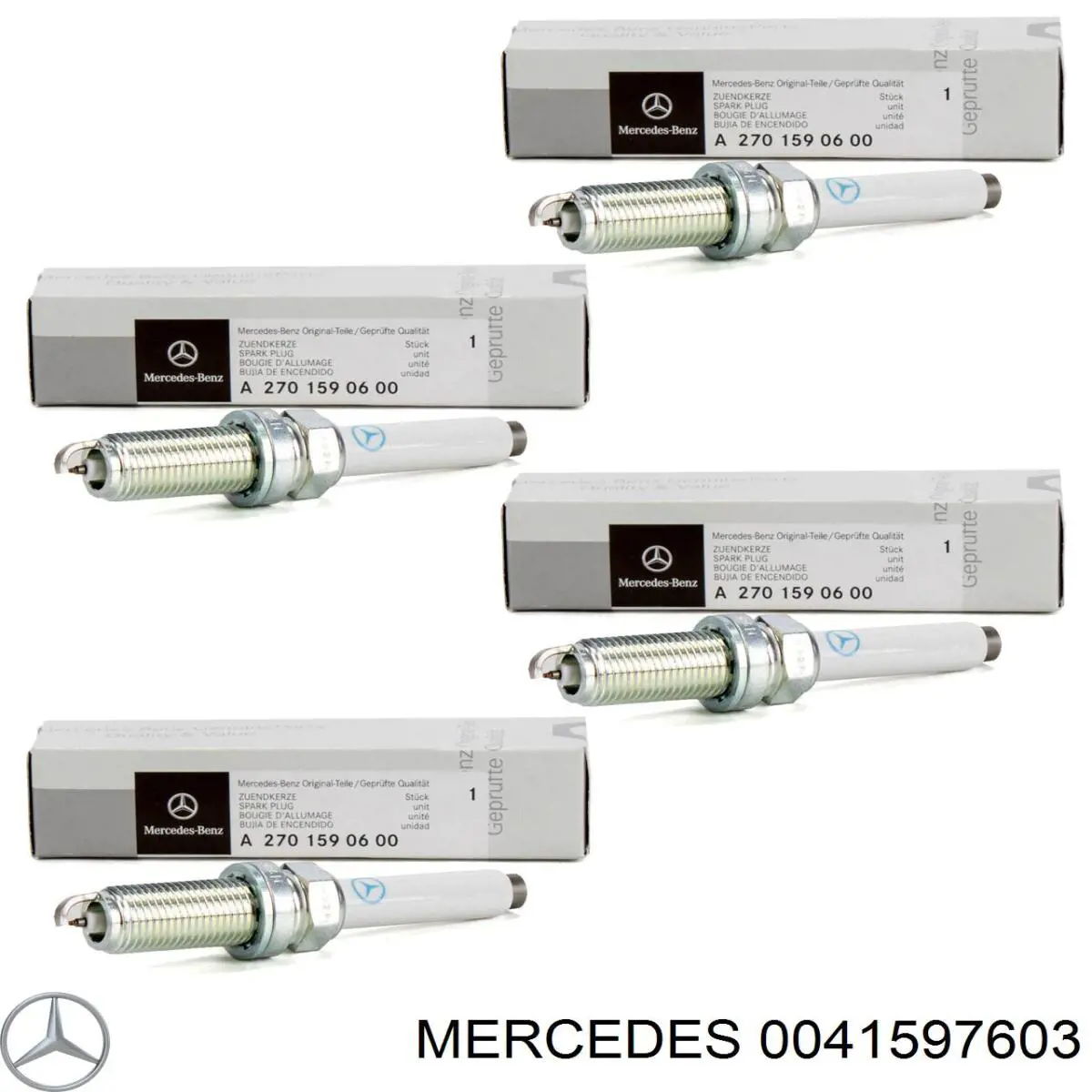 0041597603 Mercedes свечи