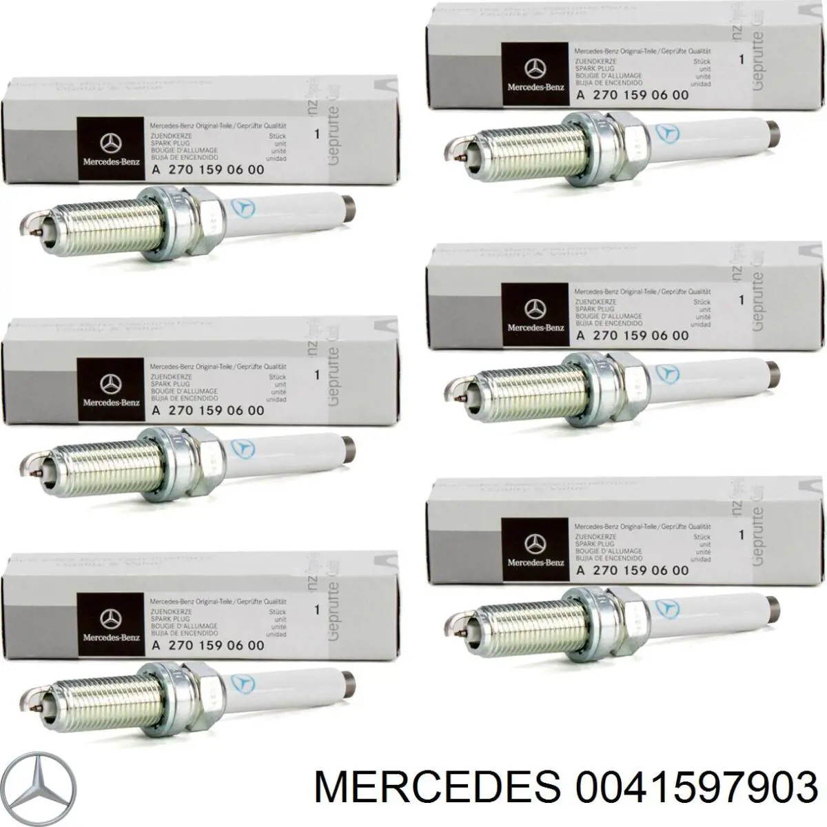 Свечи зажигания 0041597903 Mercedes