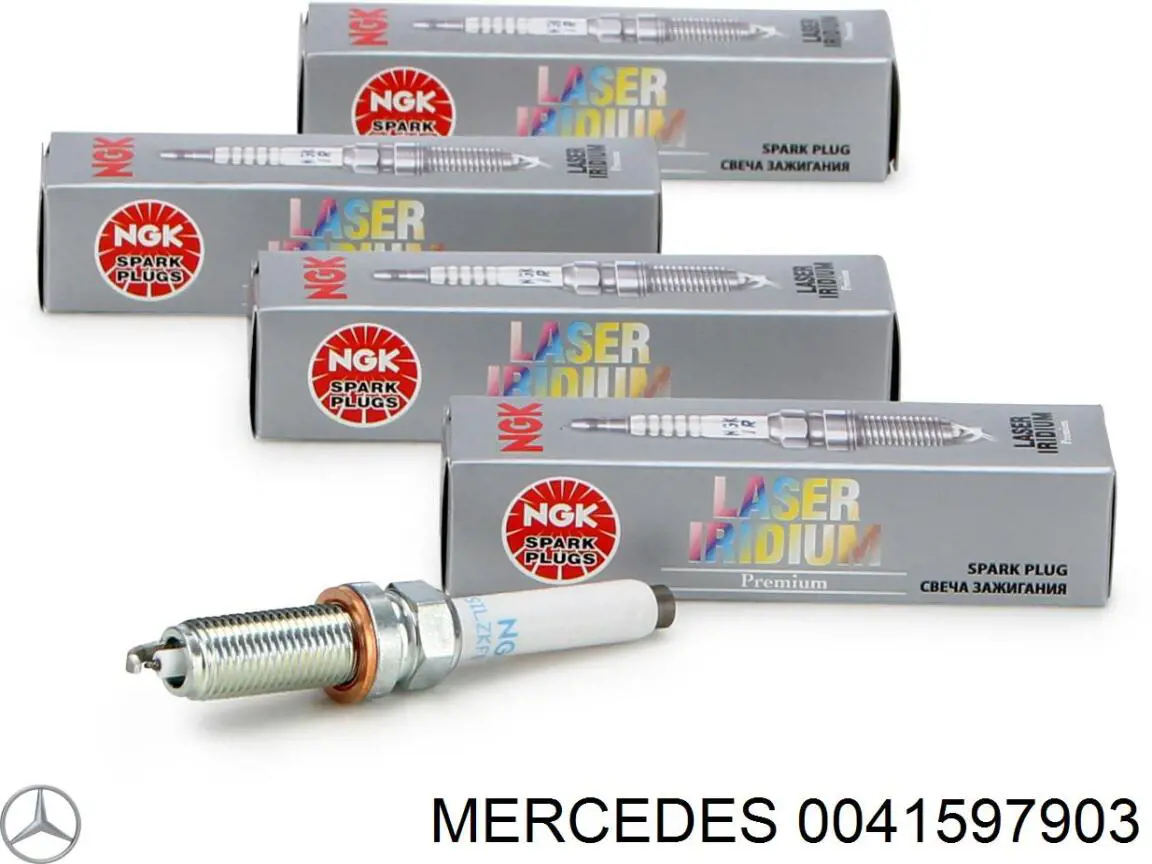 Свеча зажигания Mercedes 0041597903 цена, от 12.58 USD