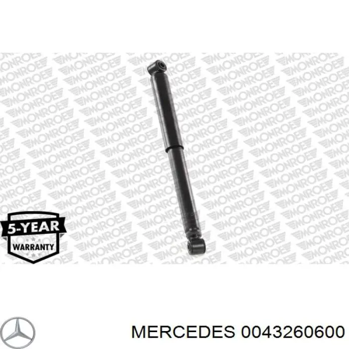 Купить 0043260600 Mercedes Амортизатор задней подвески
