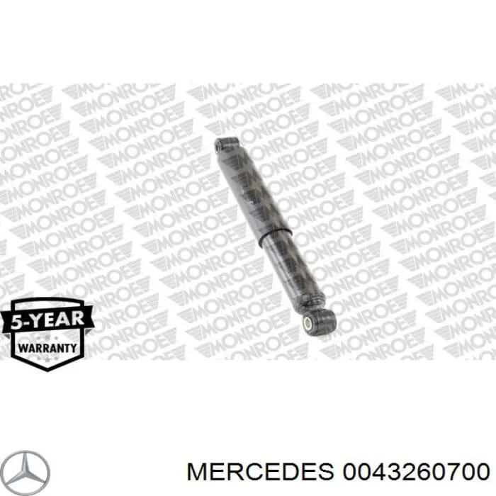 0043260700 Mercedes Амортизаторы задние