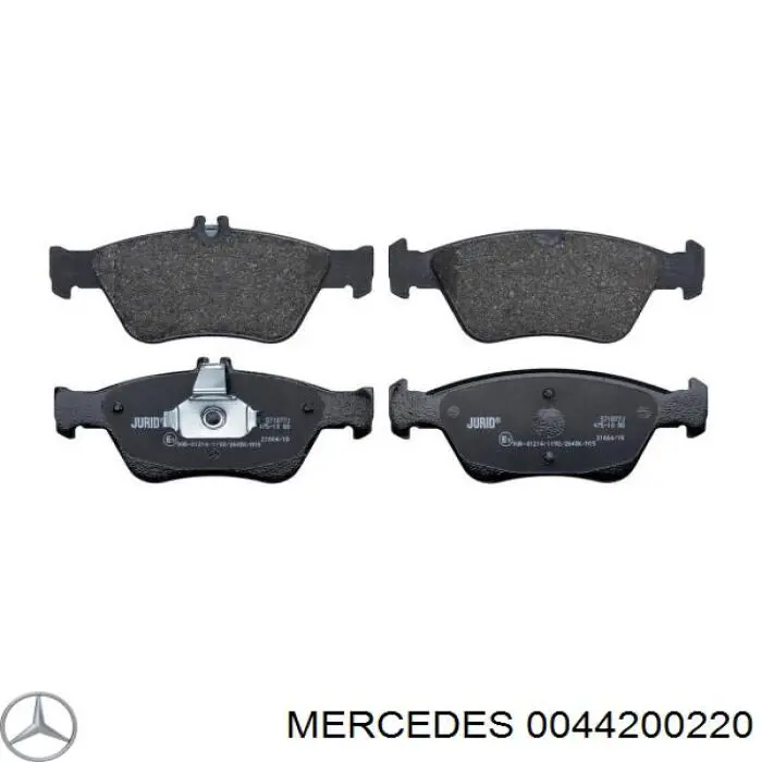 Купить 0044200220 Mercedes Колодки тормозные
