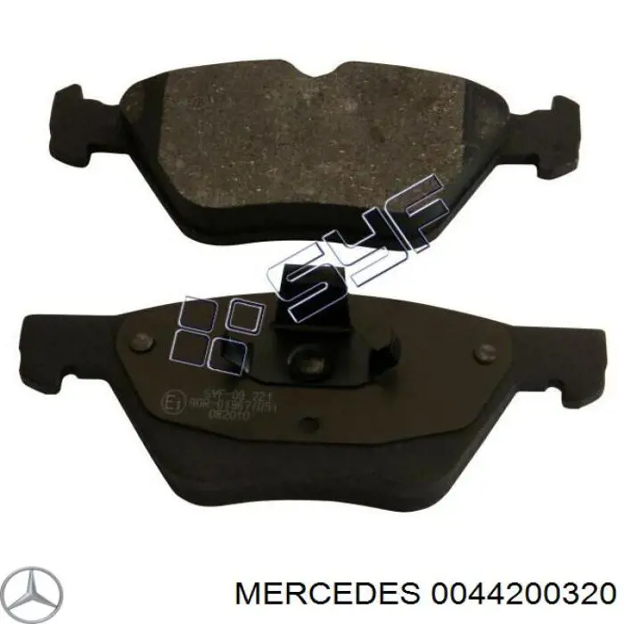 Передние тормозные колодки 0044200320 Mercedes