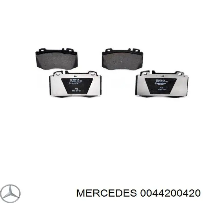 Колодки Mercedes 0044200420 цена, от 28.12 USD
