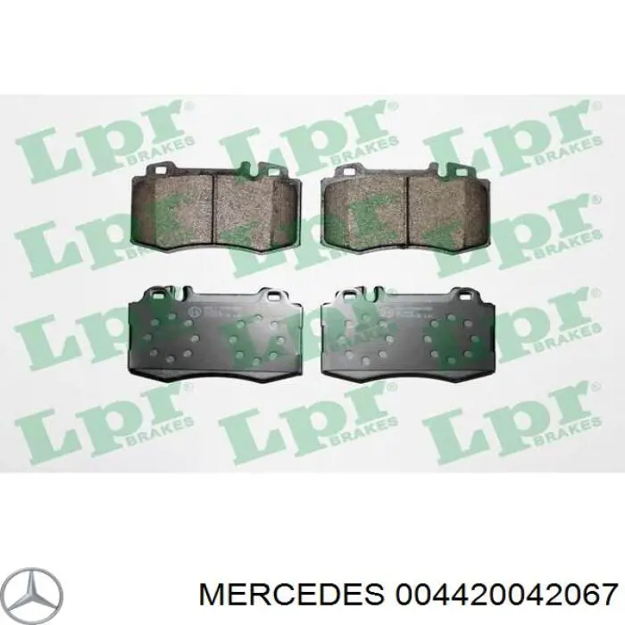 Купить 004420042067 Mercedes Колодки тормозные