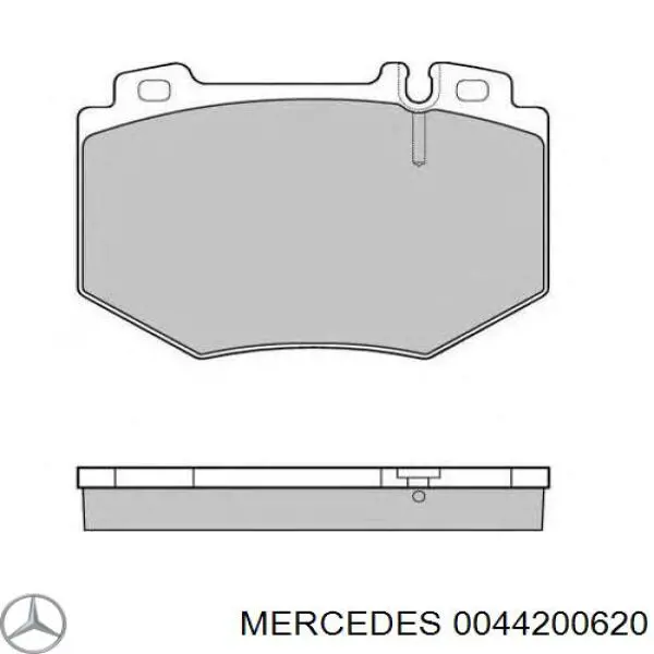 Передние тормозные колодки 0044200620 Mercedes