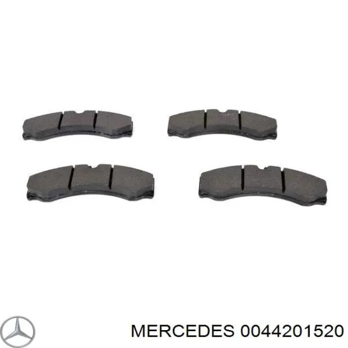 Передние тормозные колодки 0044201520 Mercedes