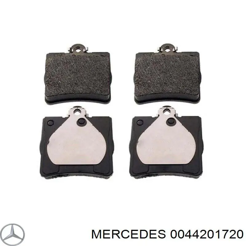 0044201720 Mercedes колодки тормозные задние дисковые