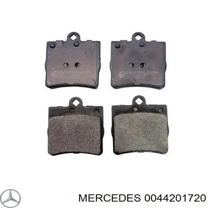 Задние тормозные колодки 0044201720 Mercedes