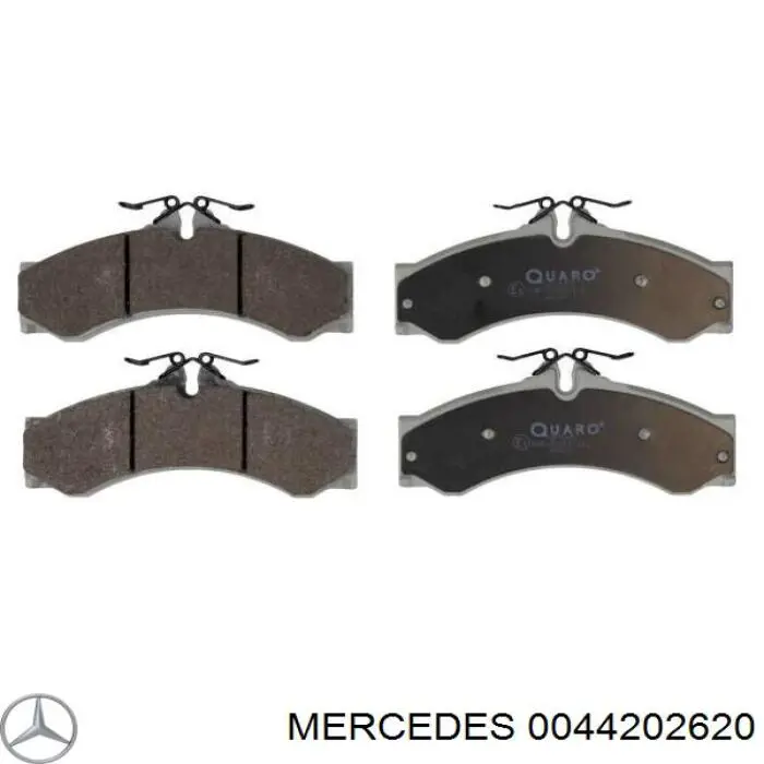 0044202620 Mercedes передние тормозные колодки