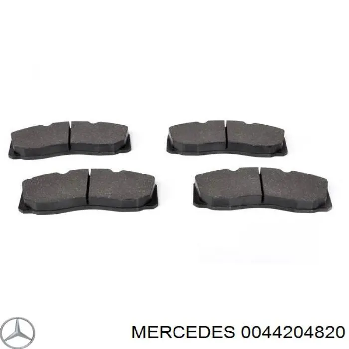 Колодки дисковые  Mercedes 0044204820 цена, от 29.34 USD