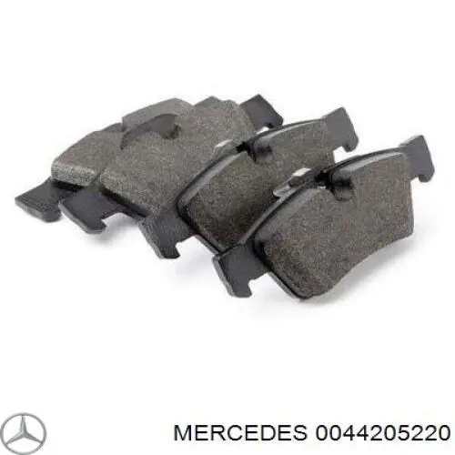0044205220 Mercedes колодки тормозные задние дисковые