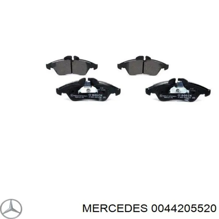 Колодки Mercedes 0044205520 цена, от 24.50 USD