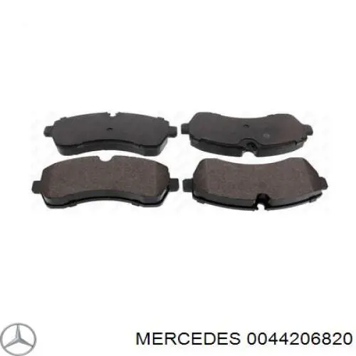 Передние тормозные колодки 0044206820 Mercedes