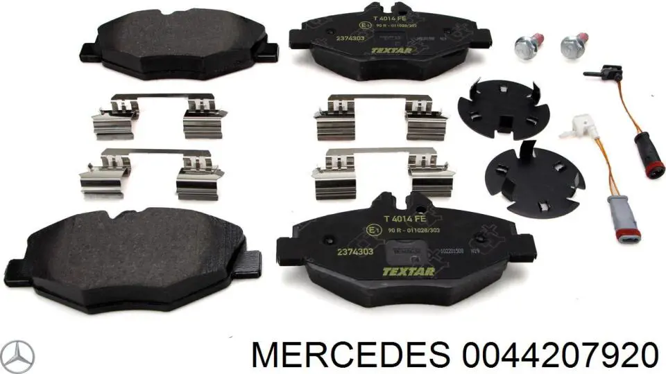 0044207920 Mercedes Колодки передние